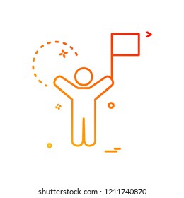 Celebration dance icon vector design