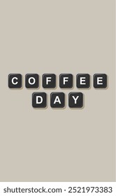 celebration day in October typography word