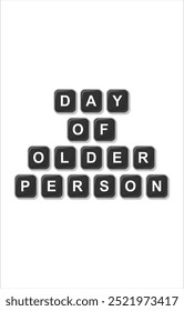 celebration day in October typography word