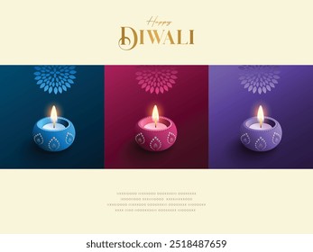 Celebration of Diwali festival with Lights.