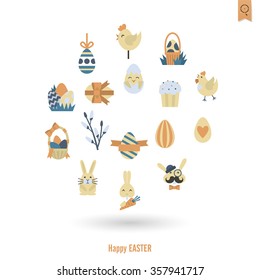 Celebration Easter Icons