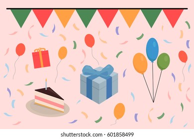 Celebration. Elements for design or illustration