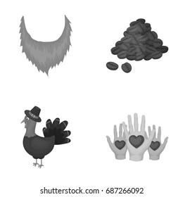 celebration, entertainment, business and other web icon in monochrome style.heart, greeting, friendship icons in set collection.