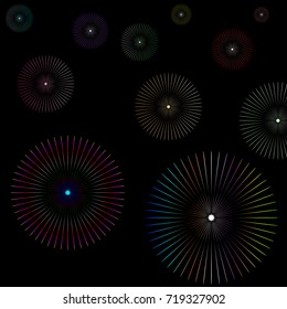 celebration with fireworks background