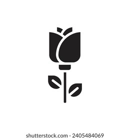 Celebration Flower Outline Icon Vector Illustration