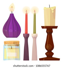 Celebration glowing religion candles