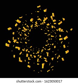 Celebration gold colorful abstract design