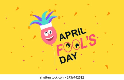 Celebration Happy April Fools Day Background Design