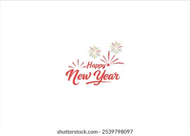 Célébration bonne année typographie