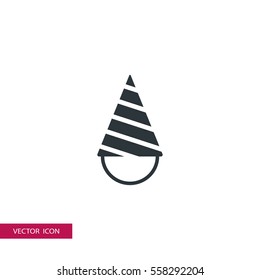 celebration hat icon vector illustration, can be used for web and mobile design.