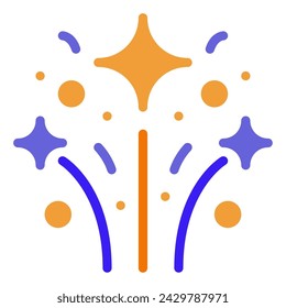 Celebration icon illustration for web, app, infographic, etc