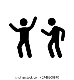 Celebration icon on white background