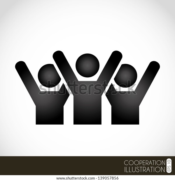 Celebration Icon Over Gray Background Vector Stock Vector (Royalty Free