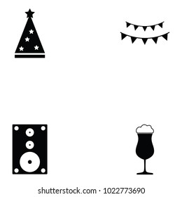 celebration icon set