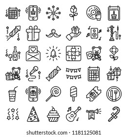 Celebration Icon Set