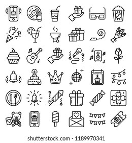 Celebration Icon Set