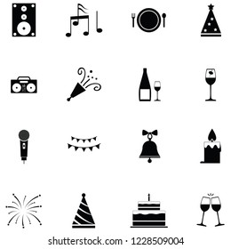celebration icon set