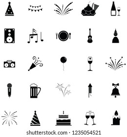 celebration icon set