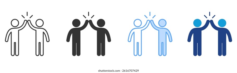 Celebration Icon Set Multiple Style Collection