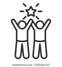 Icono de celebración Colección de Vector único