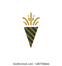 celebration icon vector flat style design