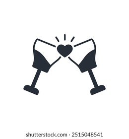 celebration icon. vector.Editable stroke.linear style sign for use web design,logo.Symbol illustration.