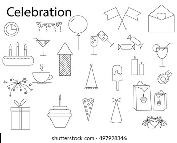 Celebration icons
