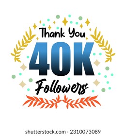 Celebration of increasing amount of followers and subscribers in social media