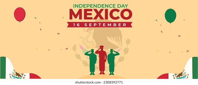 Celebration of the independence of Mexico. September 15  Mexico National Day. viva Mexico