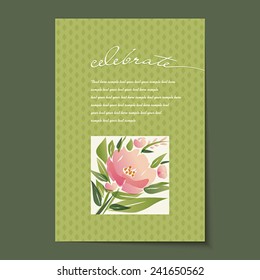 Celebration invitation card 