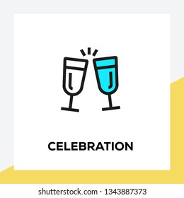 CELEBRATION LINE ICON SET