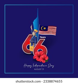 Celebration of Malaysia Independence Day poster 
