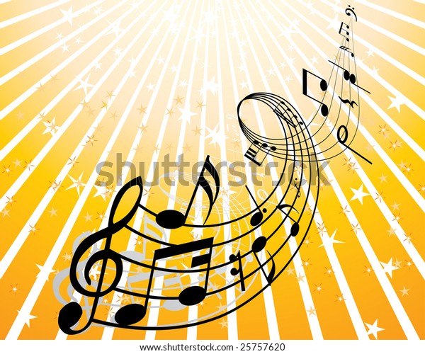 Celebration music party theme with stars.
Vector
illustration.