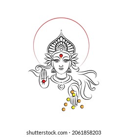 Goddess Lakshmi Colouring Pages - Free Colouring Pages