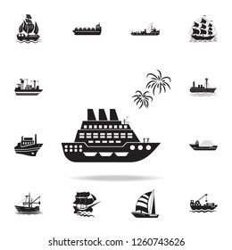 celebration on a yacht icon. Detailed set of ship icons. Premium graphic design. One of the collection icons for websites, web design, mobile app