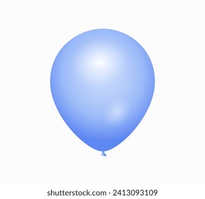 Celebration party balloon vector. Balloon 3d style vector illustration. birthday, party, holiday, Celebration, background, congratulation, anniversary, gift,