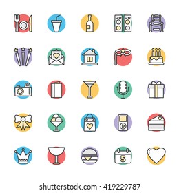 Celebration and Party Cool Vector Icons 2