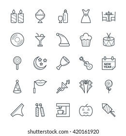 Celebration and Party Cool Vector Icons 4