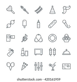 Celebration and Party Cool Vector Icons 1