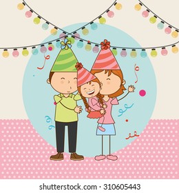 celebration party design, vector illustration eps10 graphic 