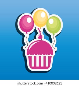 celebration party icon design 