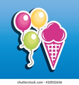 celebration party icon design 