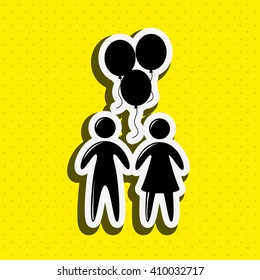 celebration party icon design 