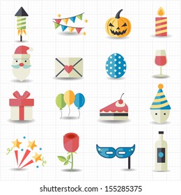 Celebration, Party icons