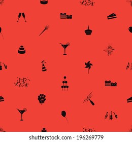 celebration and party seamless pattern eps10