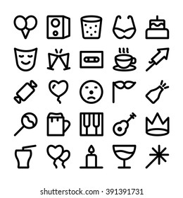 Celebration and Party Vector Icons 8