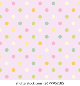 Celebration Polka Dot Muster, bunte nahtlose Textur