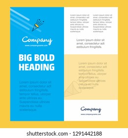 Celebration pop Business Company Poster Template. with place for text and images. vector background