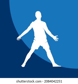 Celebration Poses and Gestures vector icon,illustration logo design.