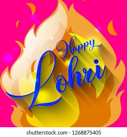 Celebration Punjabi festival Lohri background
